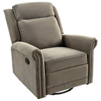 Fauteuil inclinable pivotant moderne en velours Marloo par Christopher Knight Home