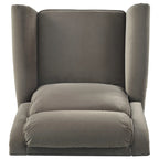 Fauteuil inclinable pivotant moderne en velours Marloo par Christopher Knight Home