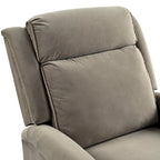 Fauteuil inclinable pivotant moderne en velours Marloo par Christopher Knight Home