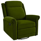 Fauteuil inclinable pivotant moderne en velours Marloo par Christopher Knight Home