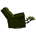 Fauteuil inclinable pivotant moderne en velours Marloo par Christopher Knight Home