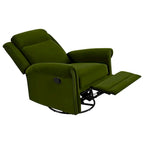 Fauteuil inclinable pivotant moderne en velours Marloo par Christopher Knight Home
