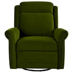 Fauteuil inclinable pivotant moderne en velours Marloo par Christopher Knight Home