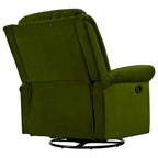 Fauteuil inclinable pivotant moderne en velours Marloo par Christopher Knight Home