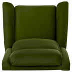 Fauteuil inclinable pivotant moderne en velours Marloo par Christopher Knight Home