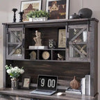 Meuble de rangement 42" pour bureau rustique