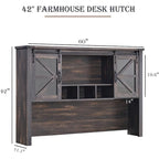 Meuble de rangement 42" pour bureau rustique