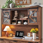 Meuble de rangement 42" pour bureau rustique