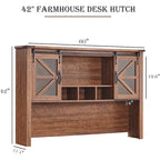Meuble de rangement 42" pour bureau rustique