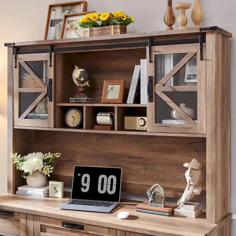 Meuble de rangement 42" pour bureau rustique