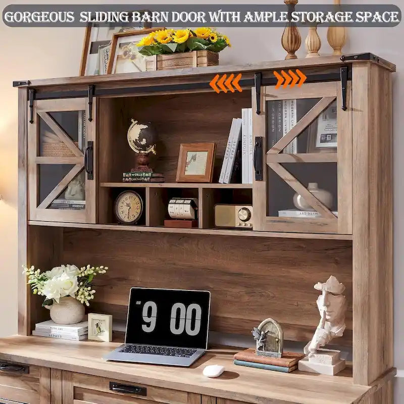 Meuble de rangement 42" pour bureau rustique