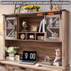 Meuble de rangement 42" pour bureau rustique