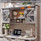 Meuble de rangement 42" pour bureau rustique