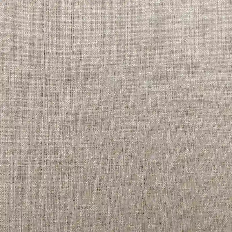 Fauteuil d'appoint contemporain en tissu beige et vinyle