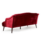 Canapé en velours capitonné Adelia Modern Glam