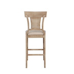 Tabouret de bar de ferme en rotin tressé à la main