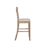 Tabouret de bar de ferme en rotin tressé à la main