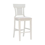 Tabouret de bar de ferme en rotin tressé à la main