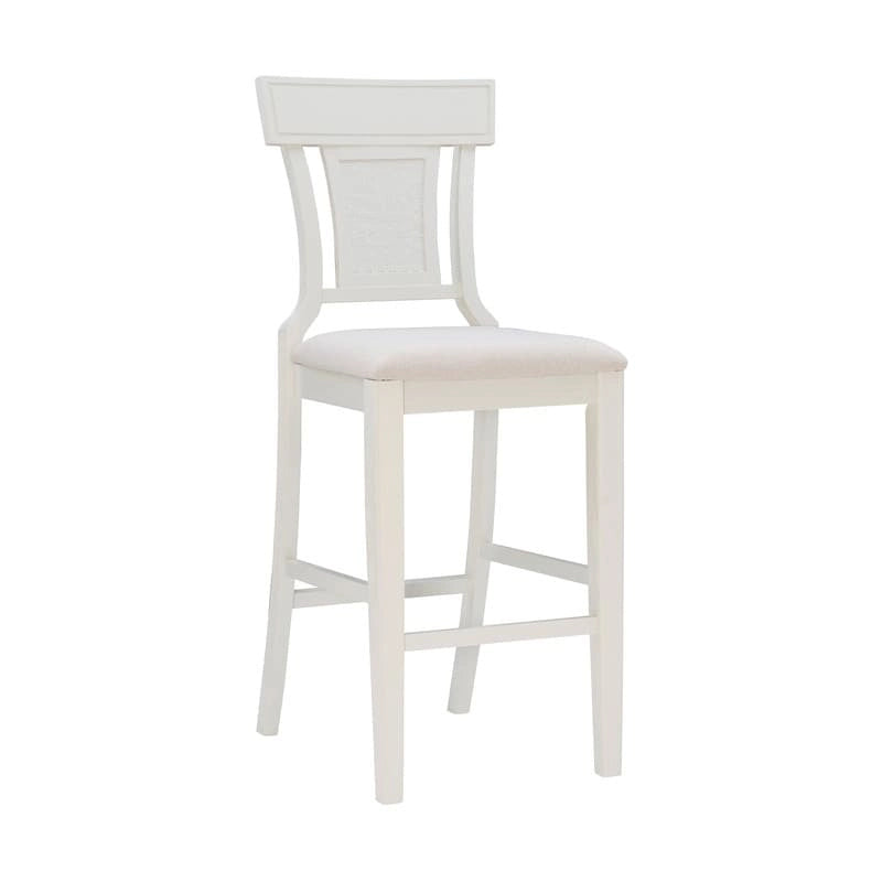 Tabouret de bar de ferme en rotin tressé à la main