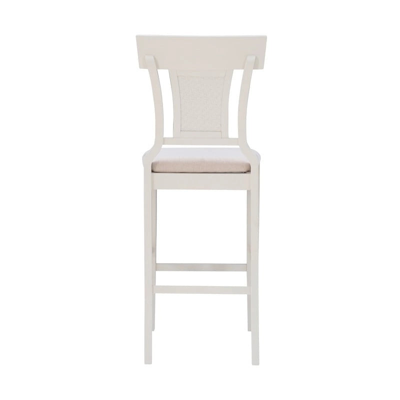 Tabouret de bar de ferme en rotin tressé à la main