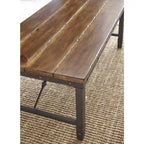 Table basse industrielle naturelle Steve Silver Gatling