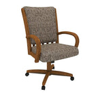 Chaise de salle à manger Darell Caster au fini châtaigne