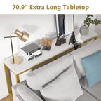Console extra longue de 180 cm pour canapé, table d'entrée étroite