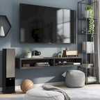 Meuble TV mural 2 étagères 152 cm Rydstorp Modern par Carson Carrington