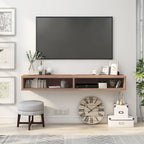 Meuble TV mural 2 étagères 152 cm Rydstorp Modern par Carson Carrington