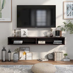 Meuble TV mural 2 étagères 152 cm Rydstorp Modern par Carson Carrington