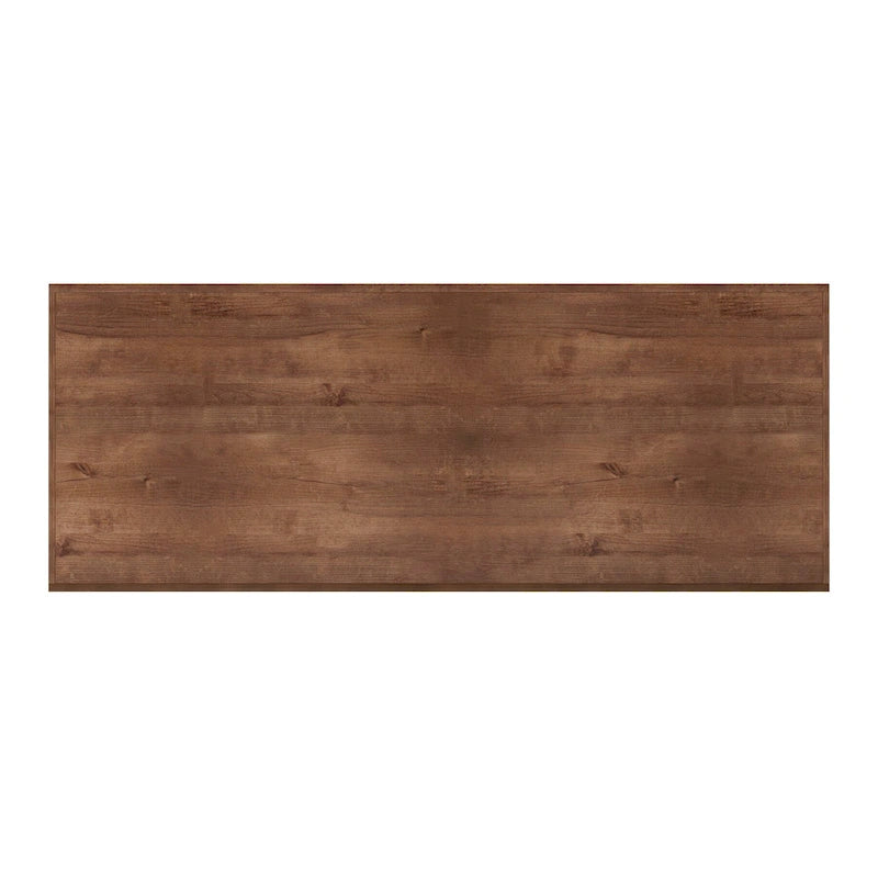 Bureau de direction Sausalito 71 po, aucun assemblage requis, finition Whiskey