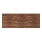 Bureau de direction Sausalito 71 po, aucun assemblage requis, finition Whiskey