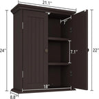 Armoire murale de salle de bain - 8P x 21,1L x 24H