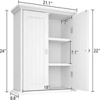 Armoire murale de salle de bain - 8P x 21,1L x 24H