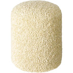 Pouf Mohave Shaggy Boucle 46 cm en polyester