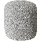 Pouf Mohave Shaggy Boucle 46 cm en polyester