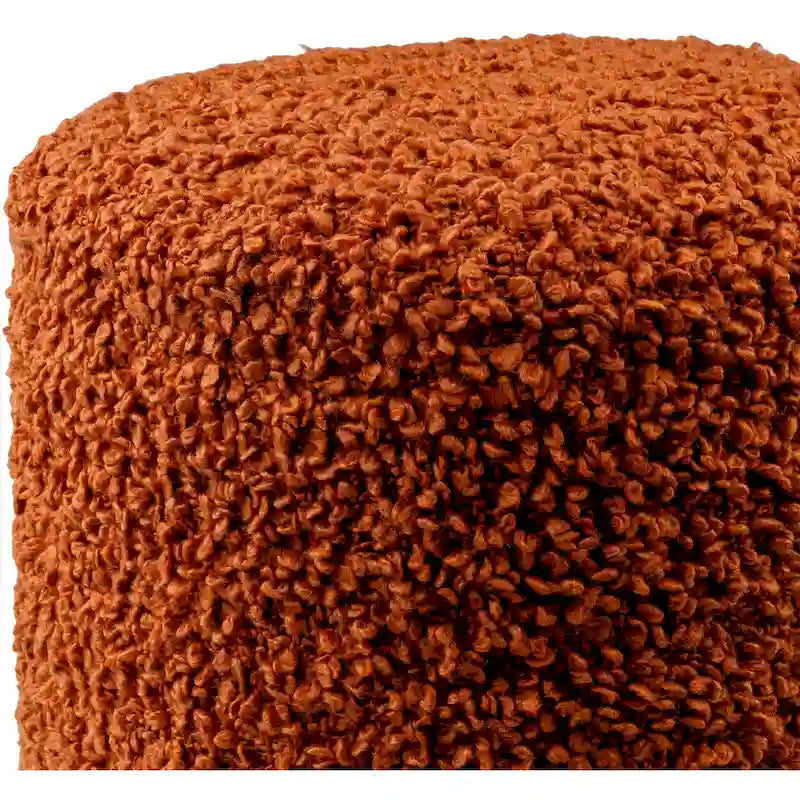 Pouf Mohave Shaggy Boucle 46 cm en polyester
