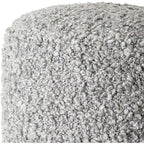 Pouf Mohave Shaggy Boucle 46 cm en polyester