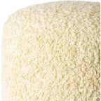 Pouf Mohave Shaggy Boucle 46 cm en polyester