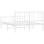 Cadre de lit en métal avec tête de lit, sans matelas