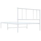 Cadre de lit en métal avec tête de lit, sans matelas