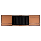 Table basse coffre de rangement Terese avec casier à vin - 120 L x 60 P x 39 H cm - 120x60x39 cm