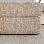 Nason Living Room Ottoman, parchemin
