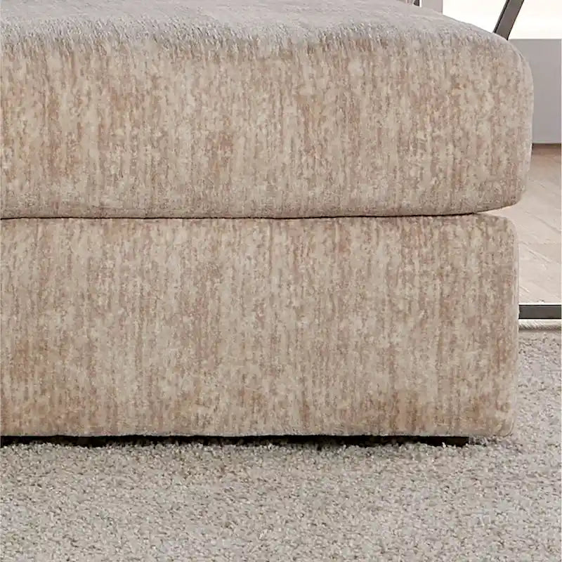 Nason Living Room Ottoman, parchemin