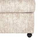 Nason Living Room Ottoman, parchemin