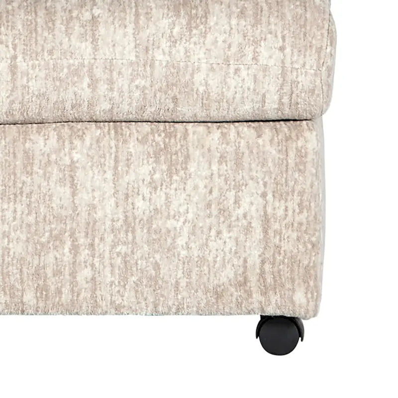 Nason Living Room Ottoman, parchemin