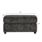 Nason Living Room Ottoman, parchemin