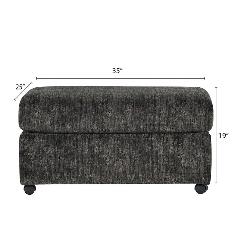 Nason Living Room Ottoman, parchemin