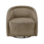 Fauteuil d'appoint pivotant en tissu Margareth