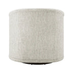 Fauteuil d'appoint pivotant en tissu Margareth